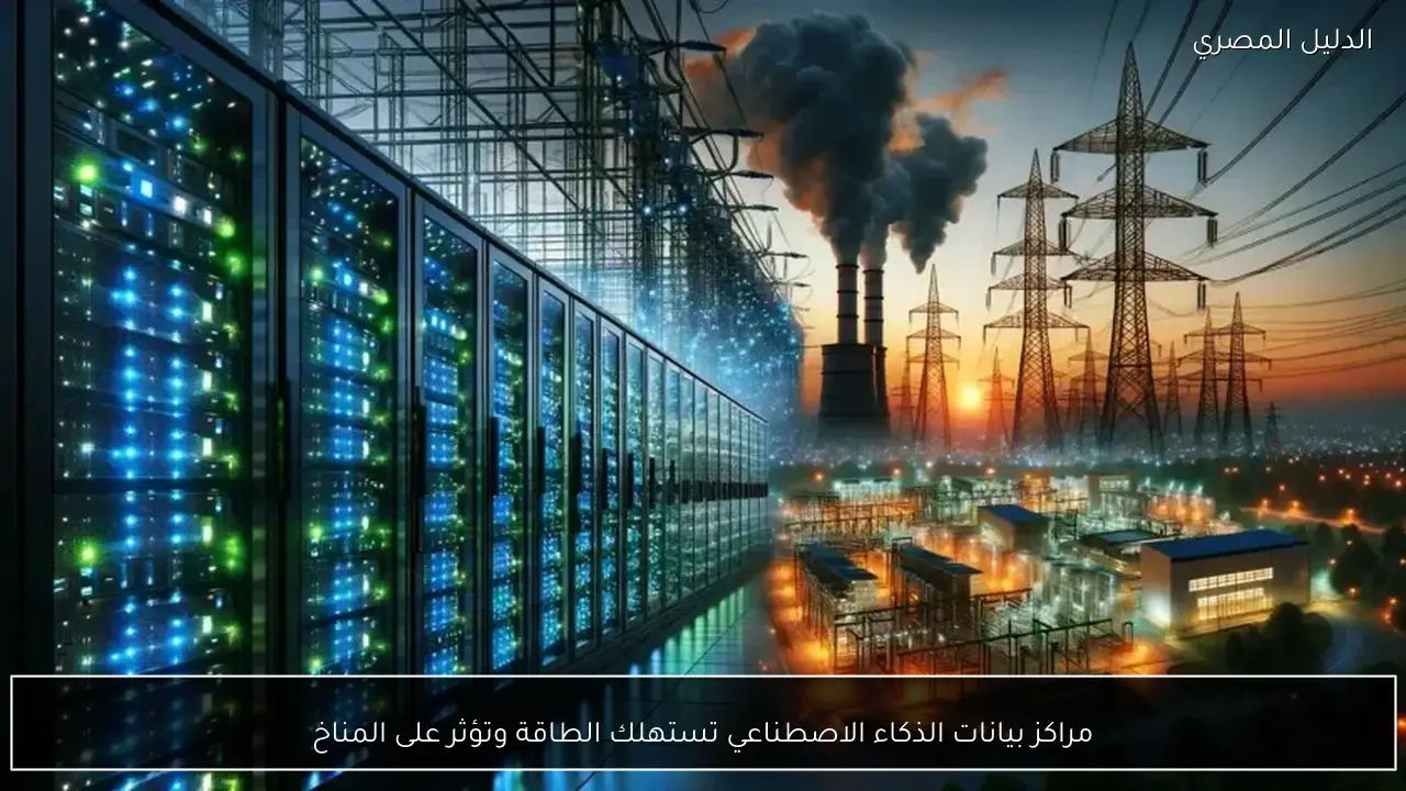 مراكز بيانات الذكاء الاصطناعي تستهلك الطاقة وتؤثر على المناخ