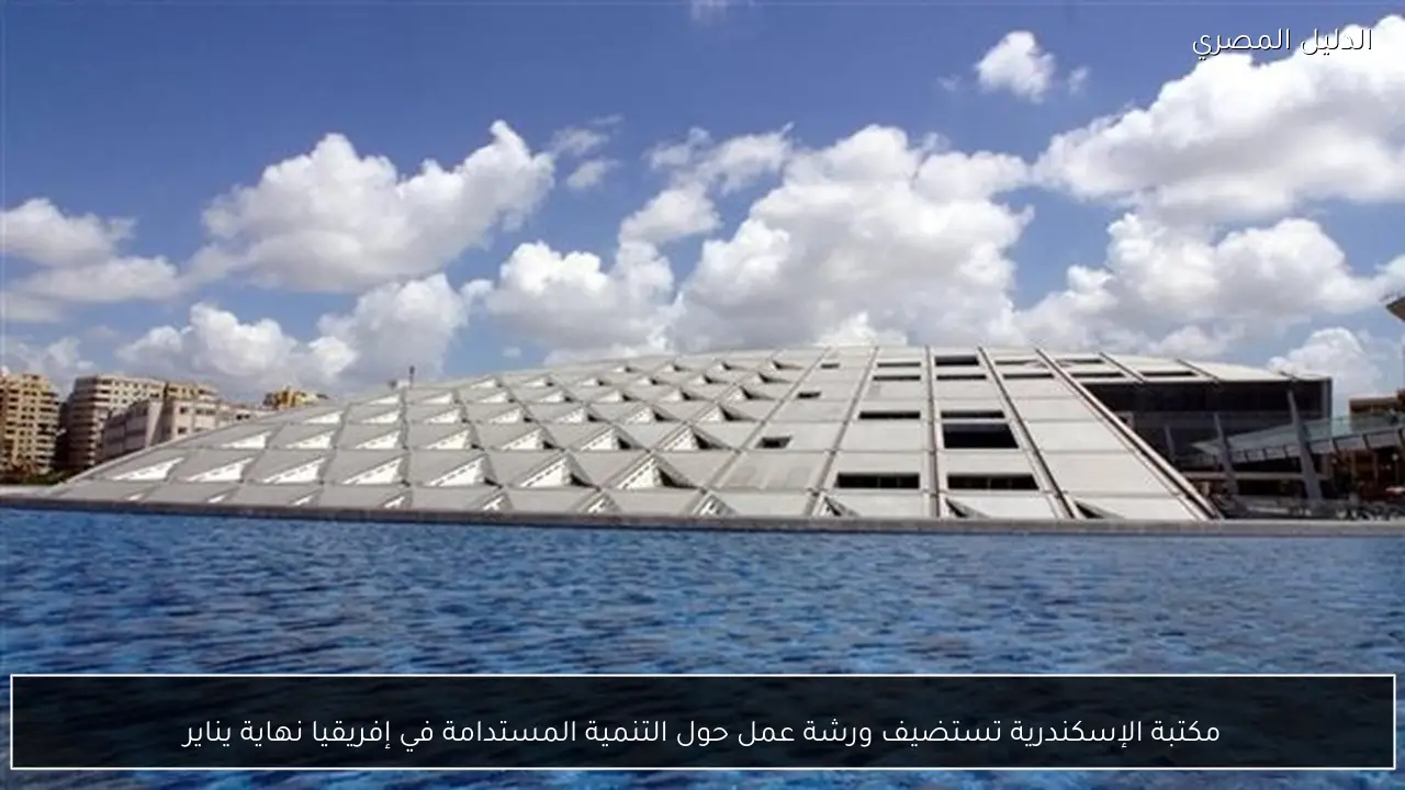 مكتبة الإسكندرية تستضيف ورشة عمل حول التنمية المستدامة في إفريقيا نهاية يناير