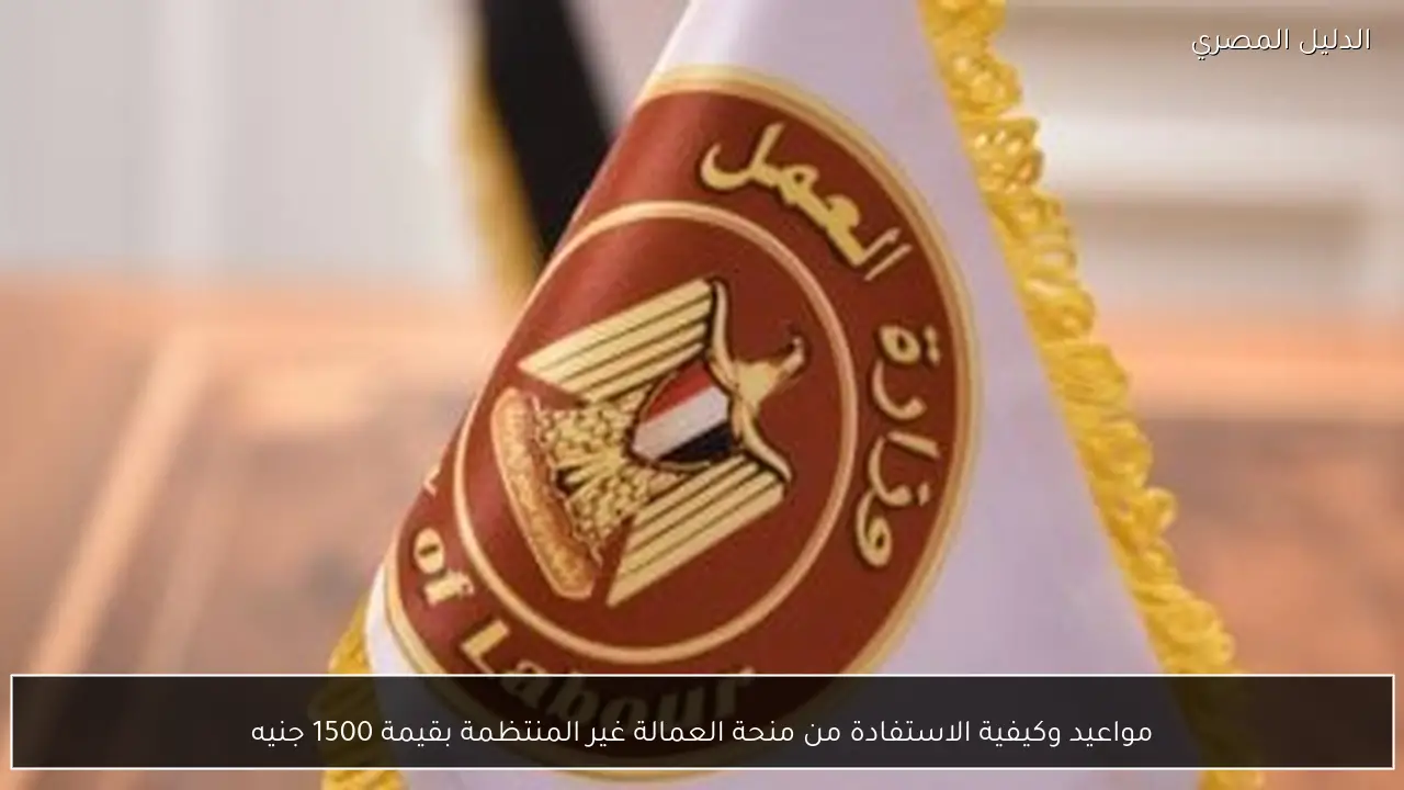 مواعيد وكيفية الاستفادة من منحة العمالة غير المنتظمة بقيمة 1500 جنيه