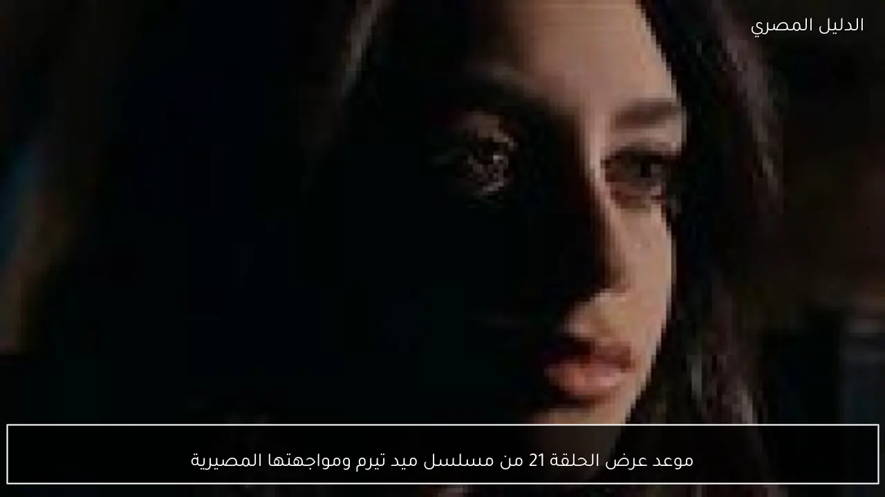 موعد عرض الحلقة 21 من مسلسل ميد تيرم ومواجهتها المصيرية