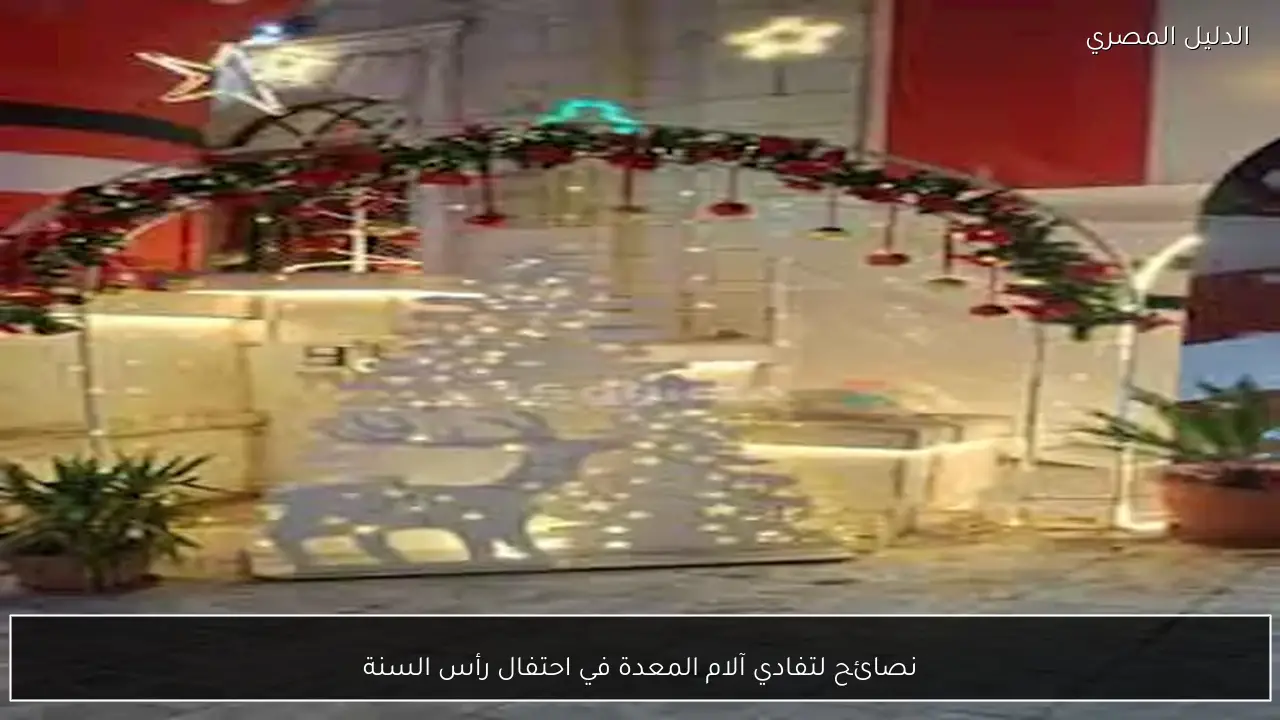 نصائح لتفادي آلام المعدة في احتفال رأس السنة