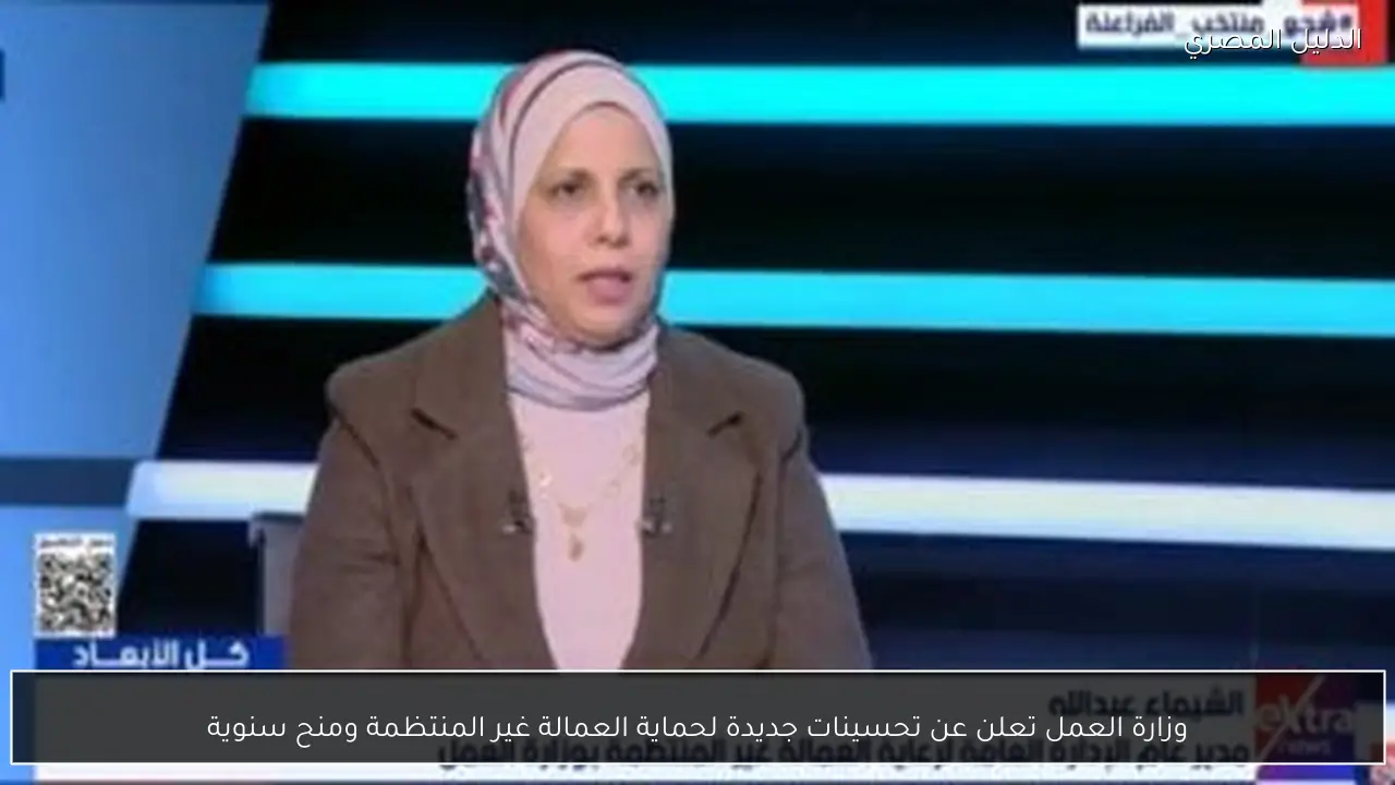 وزارة العمل تعلن عن تحسينات جديدة لحماية العمالة غير المنتظمة ومنح سنوية