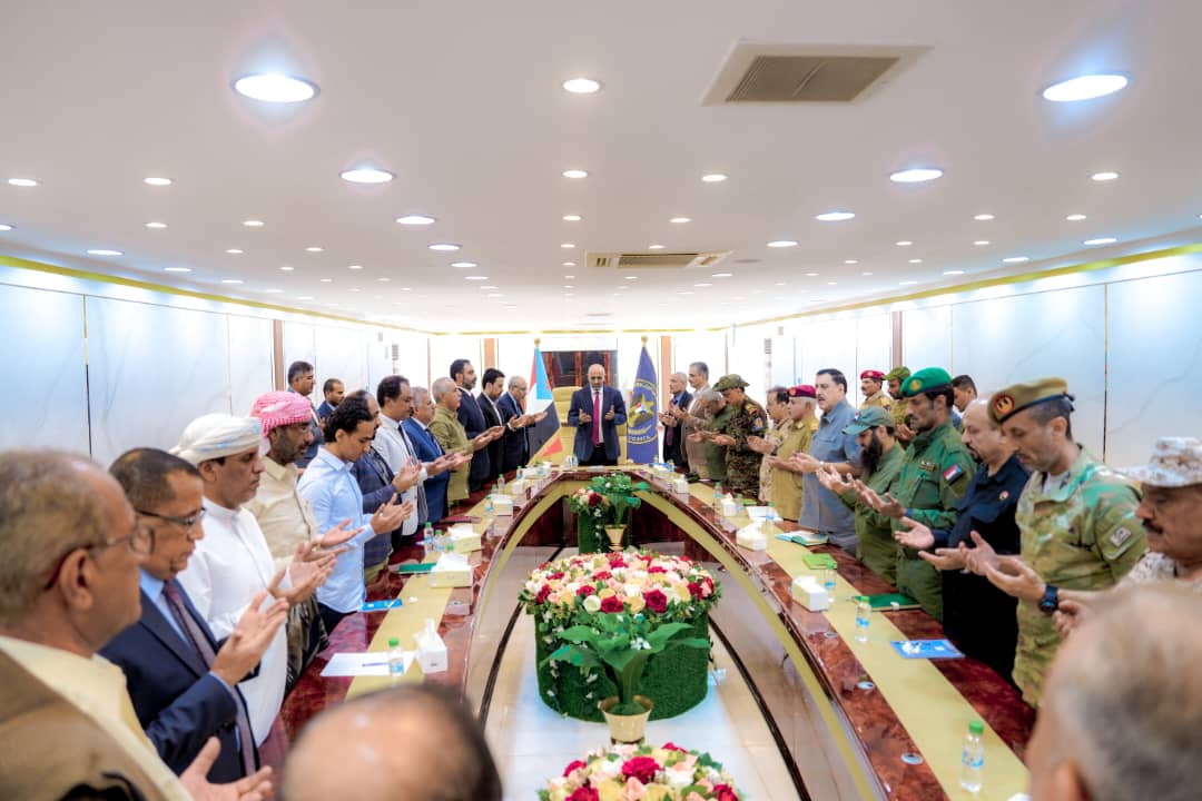 اجتماع هيئة رئاسة المجلس الانتقالي الجنوبي (إكس). 